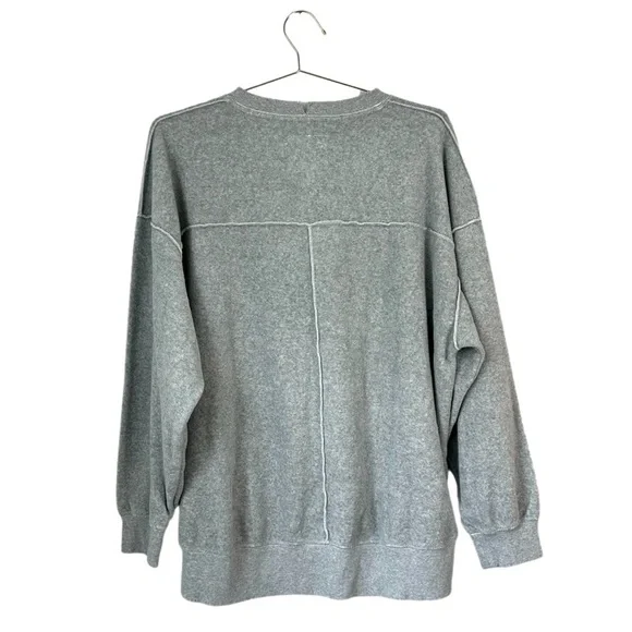 NEW Aerie Cozy Chill Oversized Terry Graphic Sweatshirt Size M - Picture 7 of 7